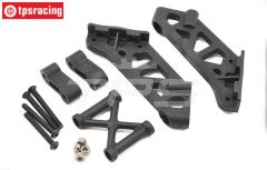 TLR250003 Heckflügel Halterung TLR 5B, Set