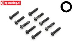 TLR255002 Rundkopfschraube M2,5-L10 mm, 10 St.