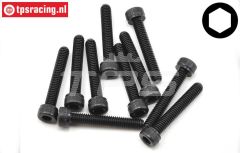 TLR255012 Zylinderkopf schraube M4-L25 mm, 10 st.