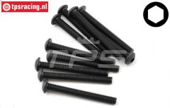 TLR255021 Linsenkopf schraube M5-L45 mm, 10 st.