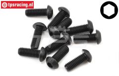 TLR255035 Linsenkopf schraube M6-L16 mm, 10 st.