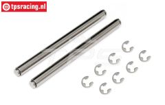 TPS86633 Querlenkerstift Ø6-L80 mm HPI-Rovan, 2 st.