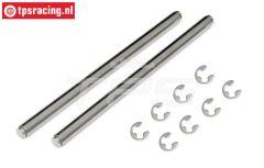 TPS86635 Querlenkerstift Ø6-L108 mm HPI-Rovan, 2 st.