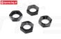 AR310449 ARRMA Alu Radmutter schwarz 17 mm, 4 St.