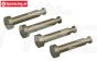 BWS55001 Achsschenkel pin vorne BWS-LOSI, 4 st.