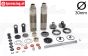 FG67331 Alu Big-Bore Stoßdämpfer Ø30-L265 mm, Set