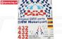 FG8170 Team Dekorbogen BMW M3 GTR, Set