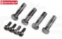 LOS244005 Achschenkelbolzen set vorne LMT Truck, 4 st.