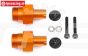 HPI112845 Radmitnehmer vorne HD orange, 2 st