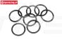 HPI75072 O-ring HPI Stoßdämpfereinstellmutter, 8 st.