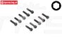 LOS235002 Zylinderkopf schraube M2,5-L10 mm, 10 st.