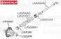 LOS252054 Antrieb achse vorne/hinten MTXL, 2 st.