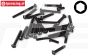 LOSB6085 Linsenschraube-Sorti M4, 27 st.