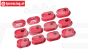 MX010-R PROMOTO Alu-Kettenspanner Rot, Set