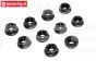 TPS6113 Mutter selbstsichernd M6R Schwarz, 10 st.