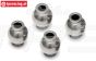 TPS86425 Stahl Gelenkkügel Ø4-Ø14 mm HPI-Rovan, 4 st.
