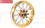 VITASFR-GD Promoto Speichen felge vorne Gold, 1 St.