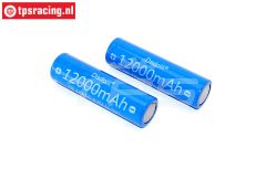 TPS12000/02 18650 Li-Ion Akku 3,7 Volt 12000 mHa, 2 st.