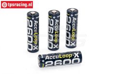 ACCUL2600 Acculoop-X AA 2600 mAh, 1,2 Volt, 4 st.