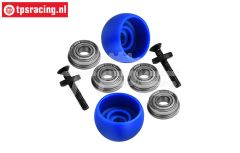 MX040-B PROMOTO Seitenstützrollen Blau, Set