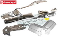HPI7792 Karosserie Lackiert, Gun-Metal/Grau/Silber, Set