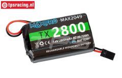 100031MAX2049 Maxpro 2S 2800 mAh LiPo, 1 st.