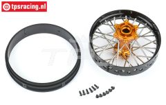 PRO283700T3 Pro-Spec V2 hinter felge Schwarz/Gold, set