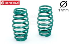 TPS0627 Progr. Stoßd. feder Grün Ø17-Ø2,8-L54 mm, 2 St.