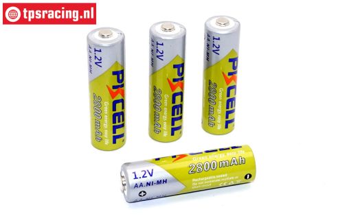 TPS2800 PICELL AA 2800 mAh 1,2 Volt, 4 st.