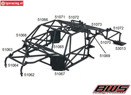 BWS Racing DTT7 Überrollkäfig