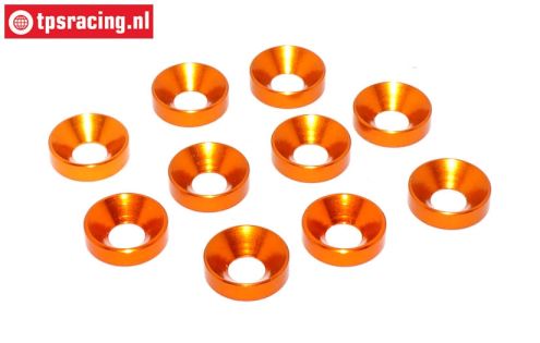 TPS1235/04 Alu-Senkring Ø5 mm Orange, 10 st.
