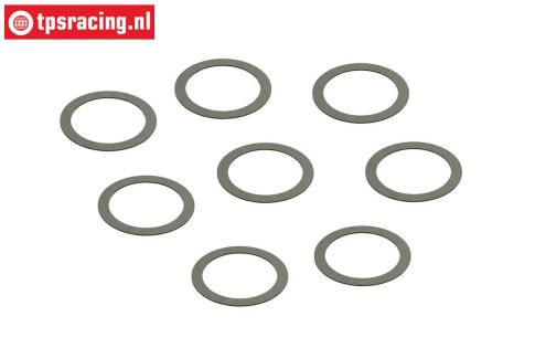 ARA709031 ARRMA Passscheibe Ø13-Ø16-D0,2 mm, 8 St.
