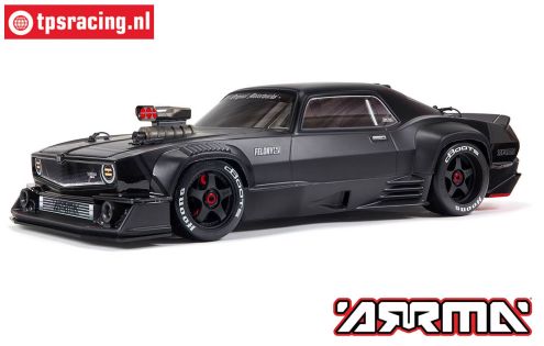 ARA7617V2T1 ARRMA FELONY 6S BLX 1/7 Muscle Car, Schwarz