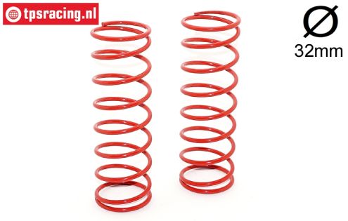 BWS55050/01R Stoßd. feder Rot Ø3,0-L115 mm, 2 st.