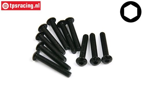 BWS56016 Linsenkopf schraube M3-L20 mm, 10 st.