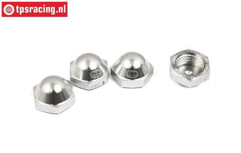BWS59081S Radmutter SILBER 24 mm BWS-LOSI, 4 st.