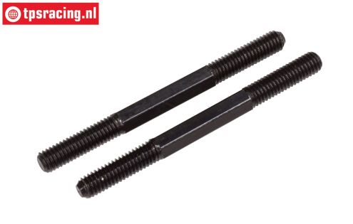 FG10025 Stahl-Gewindestange M6 L/R-L73 mm, 2 St.