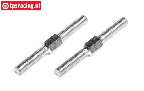 FG1213/11 Alu-Gewindestange M4 L/R-L42 mm, 2 St.