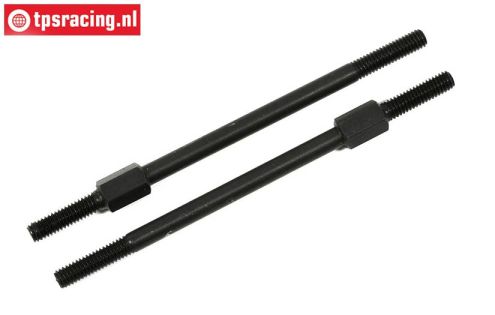 FG1213/13 Stahl gewindestange M4 L/R-L84 mm, 2 St.