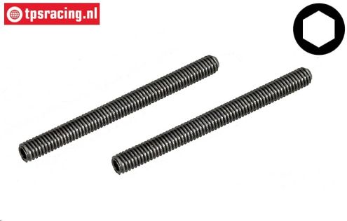 FG4402/02 Gewindestange M4-L45 mm, 2 st.