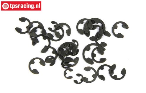 FG6110 Sicherungsringe Schwarz Ø3-Ø4-Ø5-Ø6-Ø7 mm, 28 St.