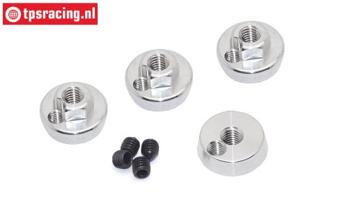 FG6114 Alu-Radmutter mit Sicherung, 4 St.