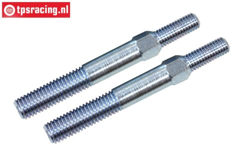 FG66226 Stahl Gewindestange M8/M10 L/R-L84 mm, 2 St.