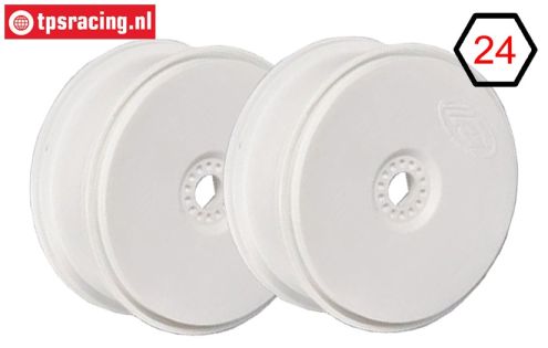 FG67215 1/6 Diskfelge Tire Safe Weiß Ø130-B65 mm, 2 St.