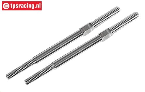 FG67229 Alu-Gewindestange M7 L/R-L102 mm, 2 St.