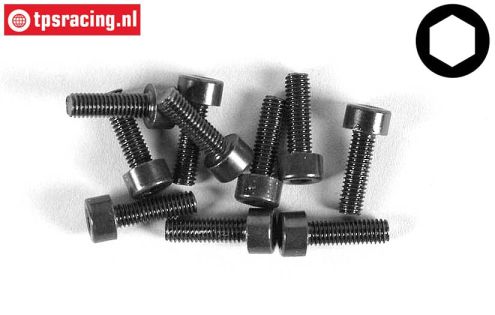 FG6724/10 Zylinderkopf schraube M3-L10 mm, 10 st.