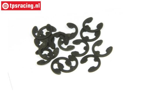 TPS6732/03 Sicherungsscheibe Schwarz Ø3 mm, 15 St.
