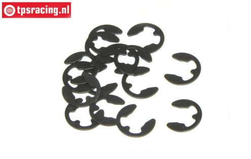 TPS6732/06 Sicherungsscheibe Schwarz Ø6 mm, 15 St.