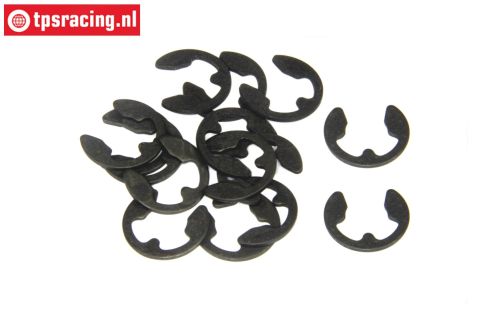 TPS6732/07 Sicherungsscheibe Schwarz Ø7 mm, 15 St.