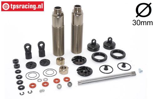 FG67331 Alu Big-Bore Stoßdämpfer Ø30-L265 mm, Set